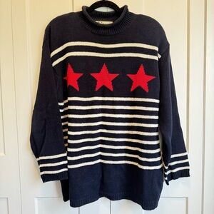 Vintage Norton Studio Stars and Stripes Sweater